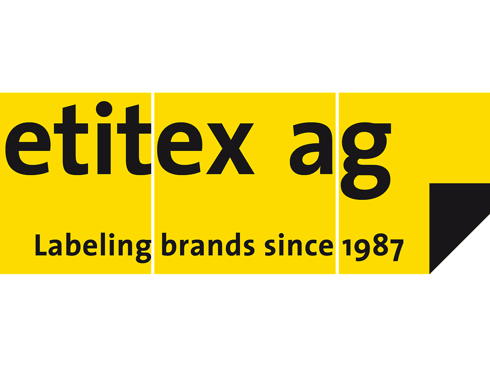 Zeigen es allen: Etiketten von etitex