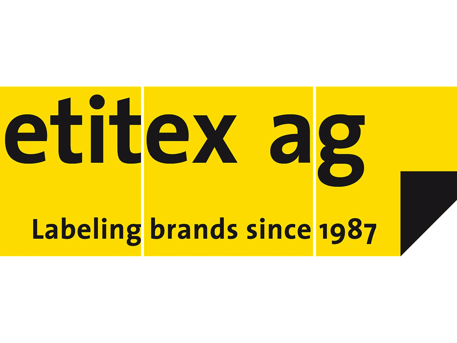 Zeigen es allen: Etiketten von etitex